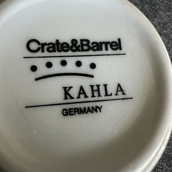 Creamer Crate And Barrel Madison Germany Kahla White Porcelain - Picture 6 of 6